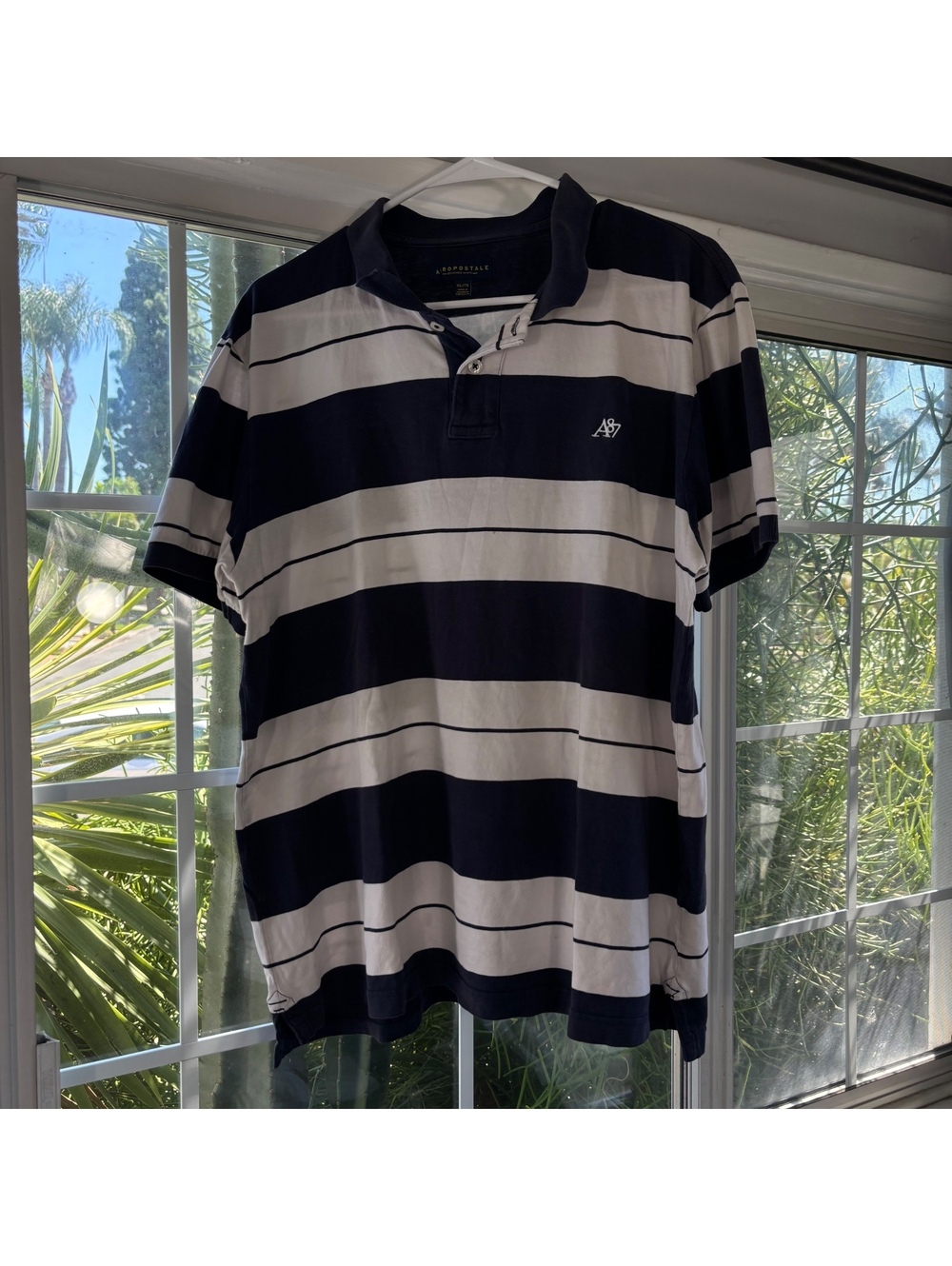 Aeropostale striped polo shirt